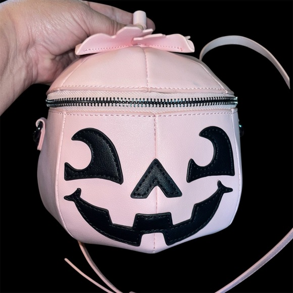 MAD Engine Handbags - Mad Engine Round Pumpkin Jack O Lantern Handbag Purse New Halloween  NWT